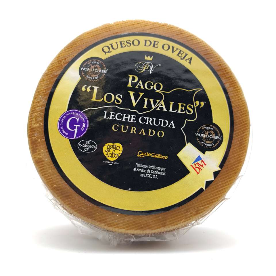 Queso Pago los Vivales leche cruda 800g Aprox.