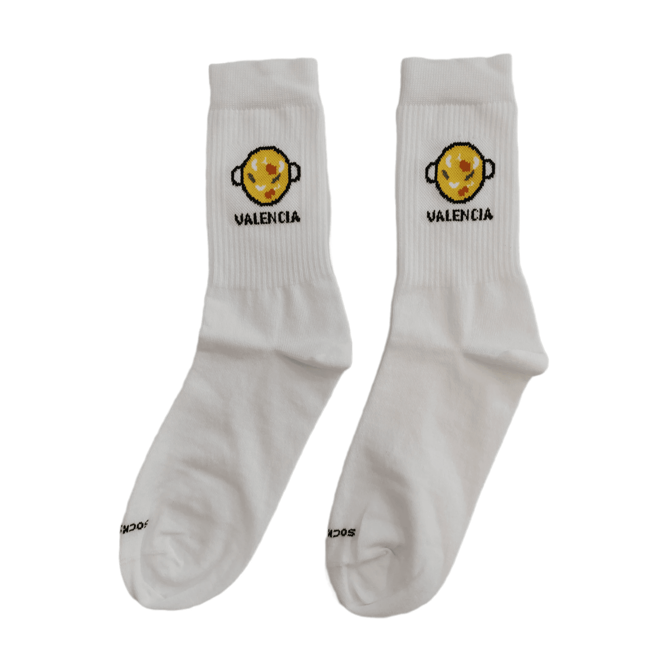 Calcetines blancos Paella de Valencia
