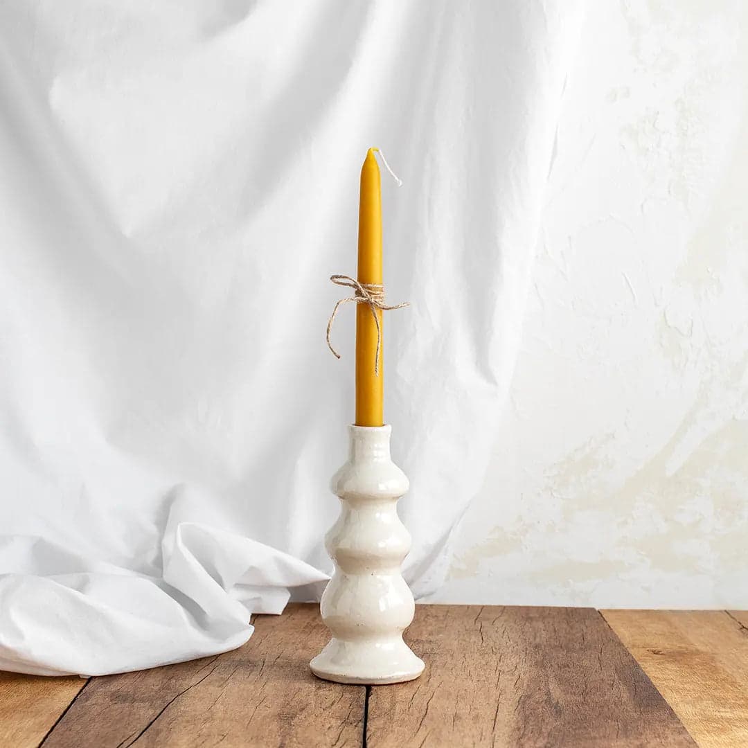 Candelabro con Moldura Blanco