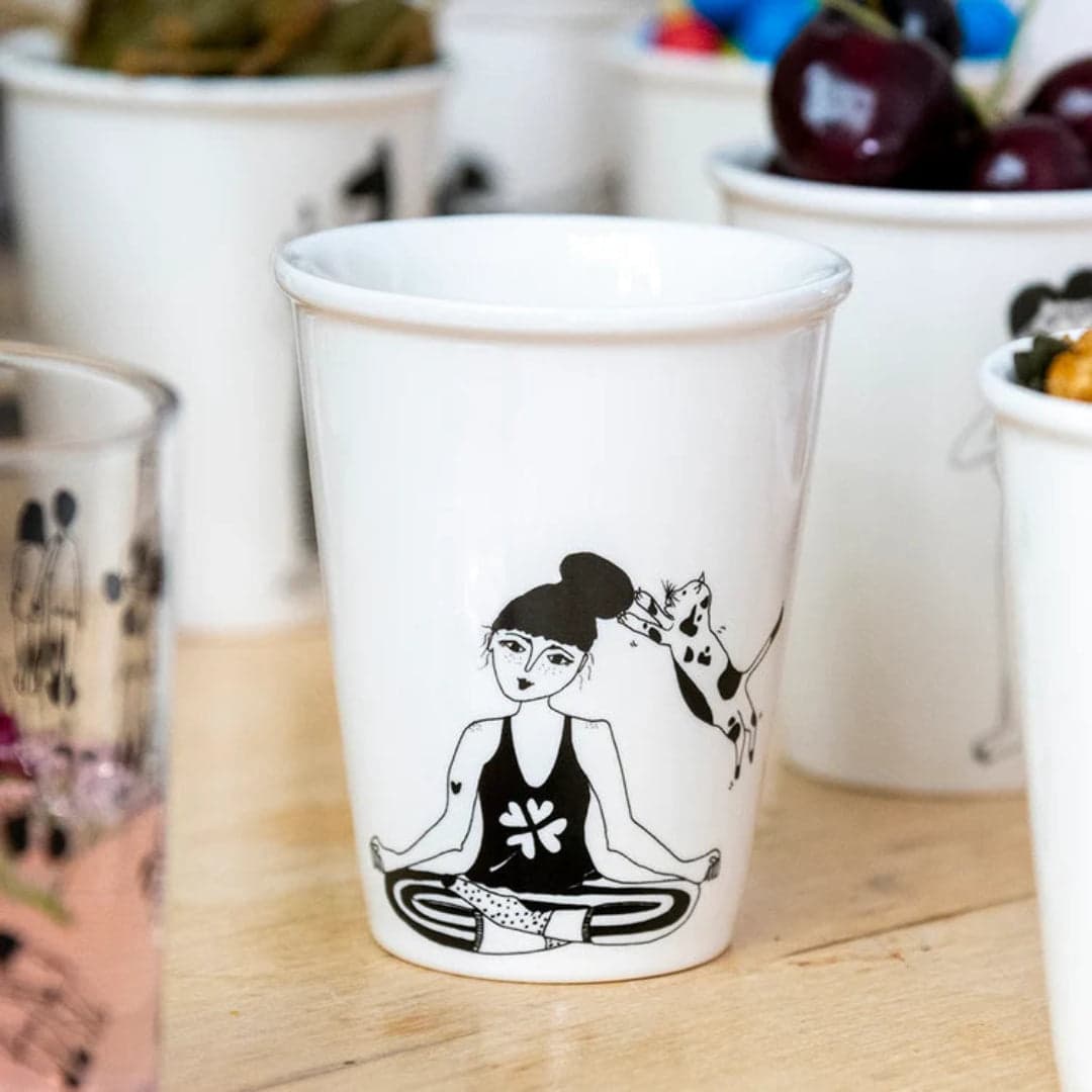 Taza Zen With Cats - Helen B