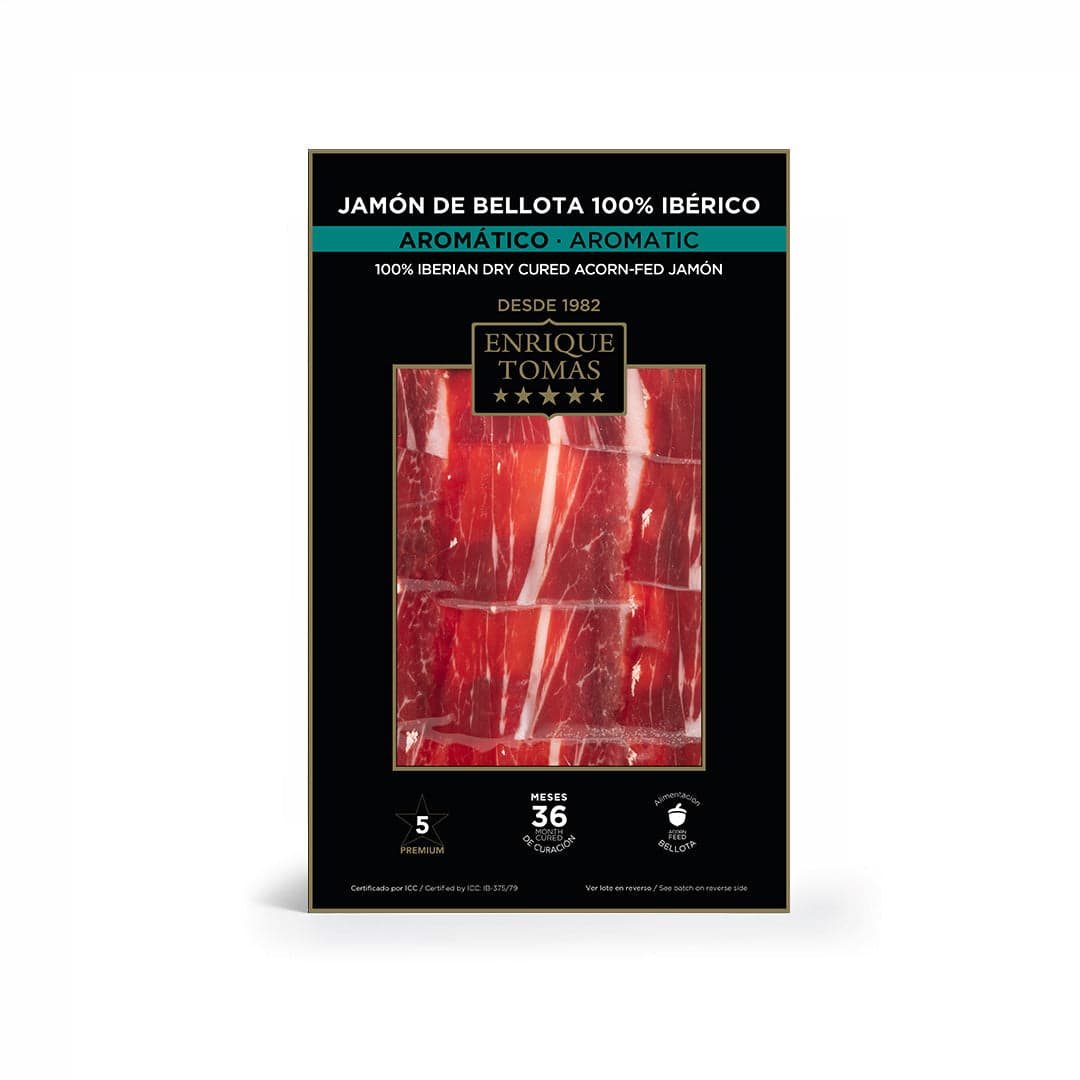 Jamón de Bellota 100% Ibérico Aromático - Sobre 80 gr