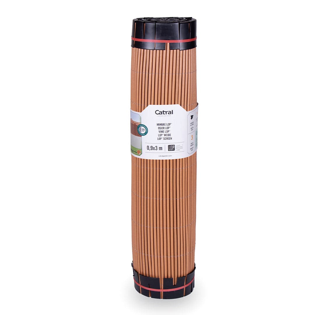 Cerramiento De Mimbre Ecológico Lop - Naturaleza Y Estilo 0,9x3 M / Multicolor