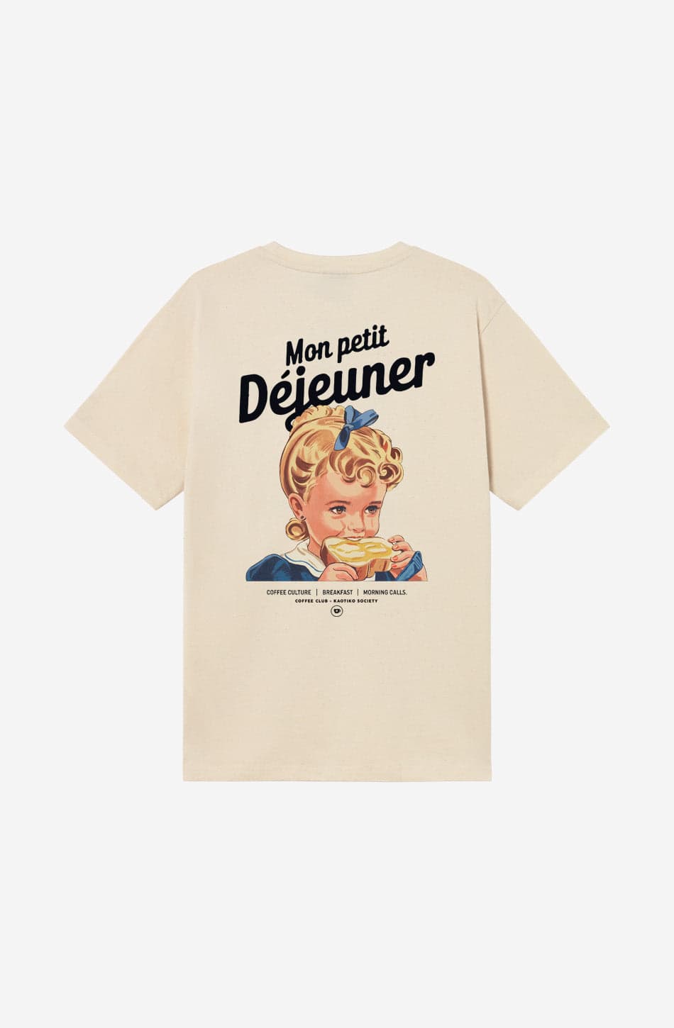 Camiseta Mont Petit Dejeuner Organic Ivory