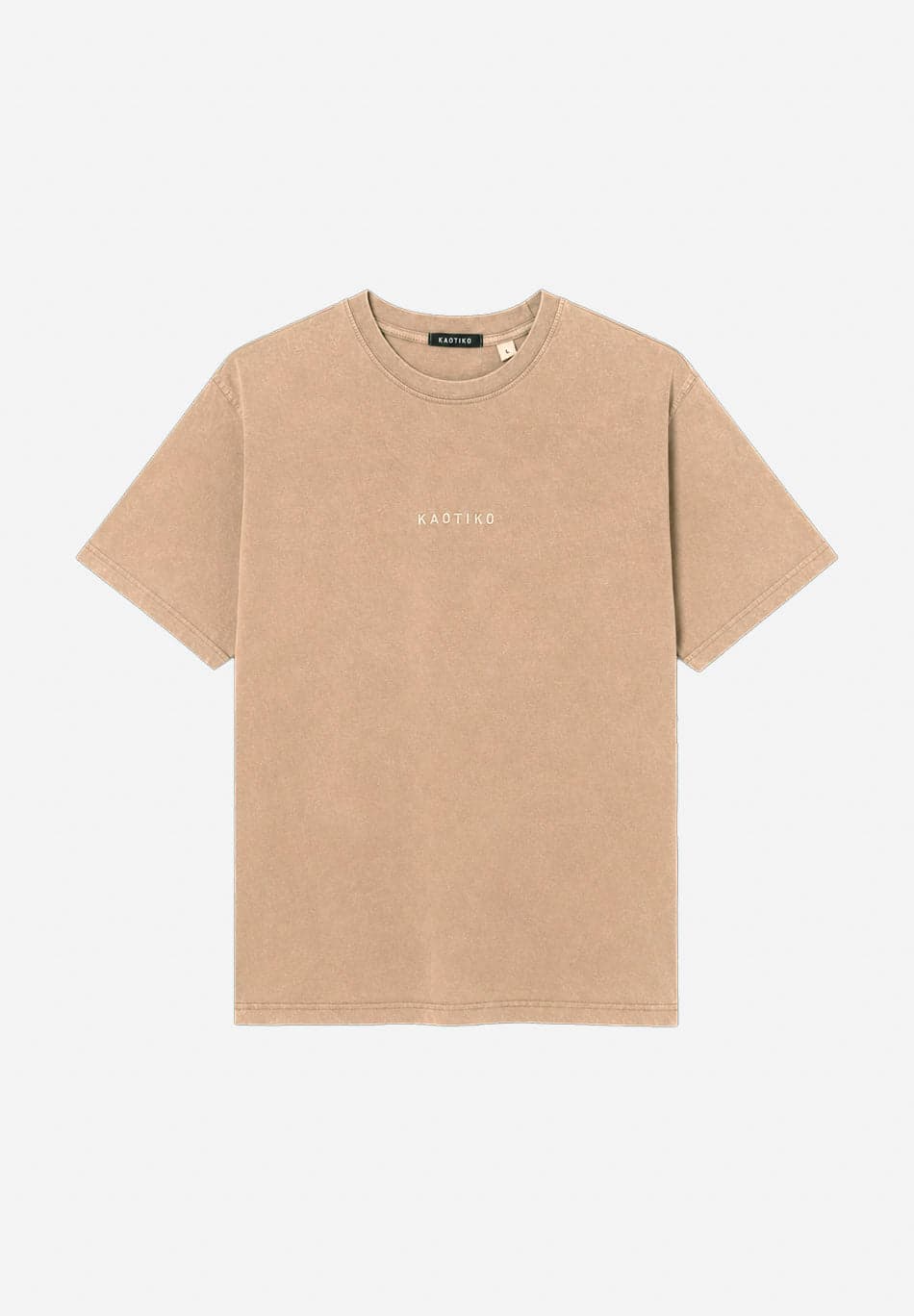 Camiseta Basic Washed Bone