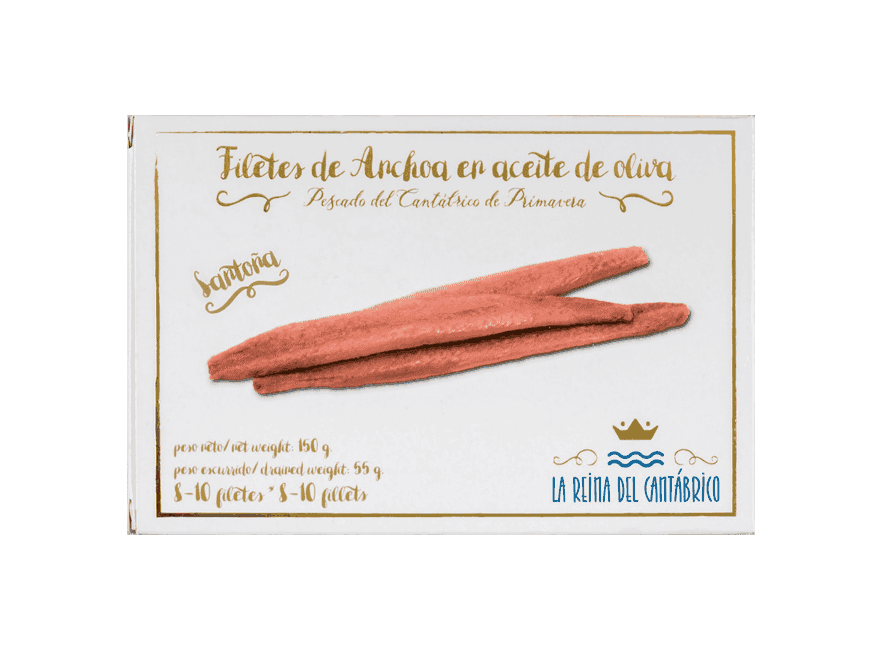 Lata de anchoas La Reina del Cantábrico 48 gramos