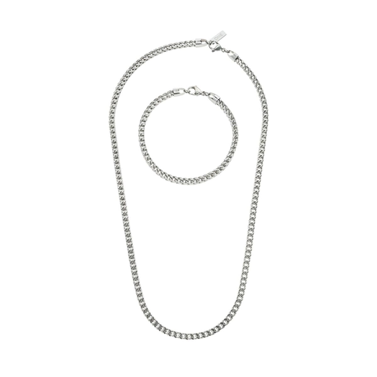 Conjunto de collar y pulsera One Jewels OAMN4103SS Plateado