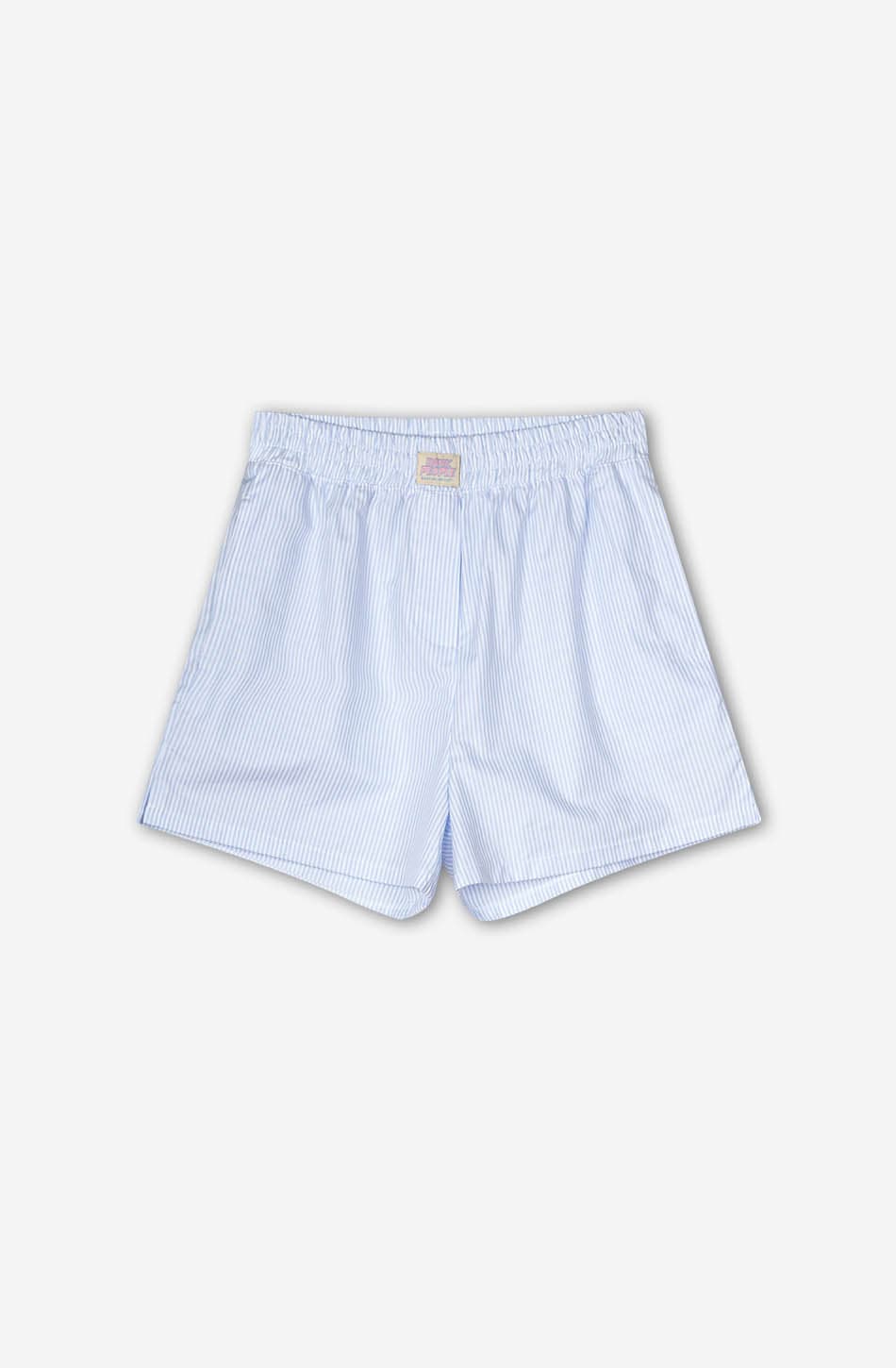 Short Stripes Black People Blue/ White