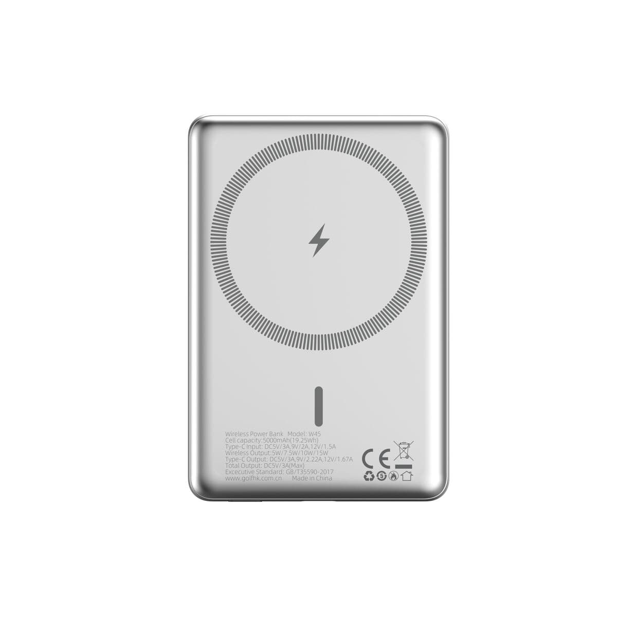 Powerbank DCU DCU 5K MAGSAFE Plata 5000 mAh