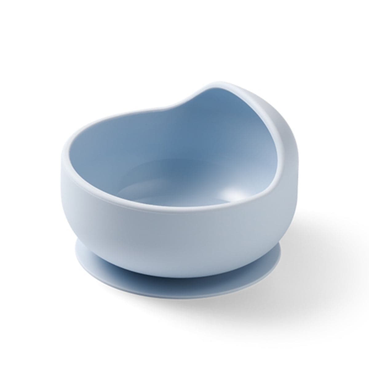 Bowl Silicona Con Ventosa Para Bebés Azul