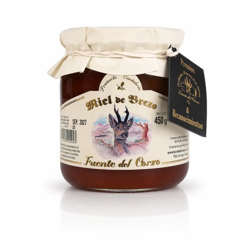 Miel de brezo Fuente los Corzos 450 grs