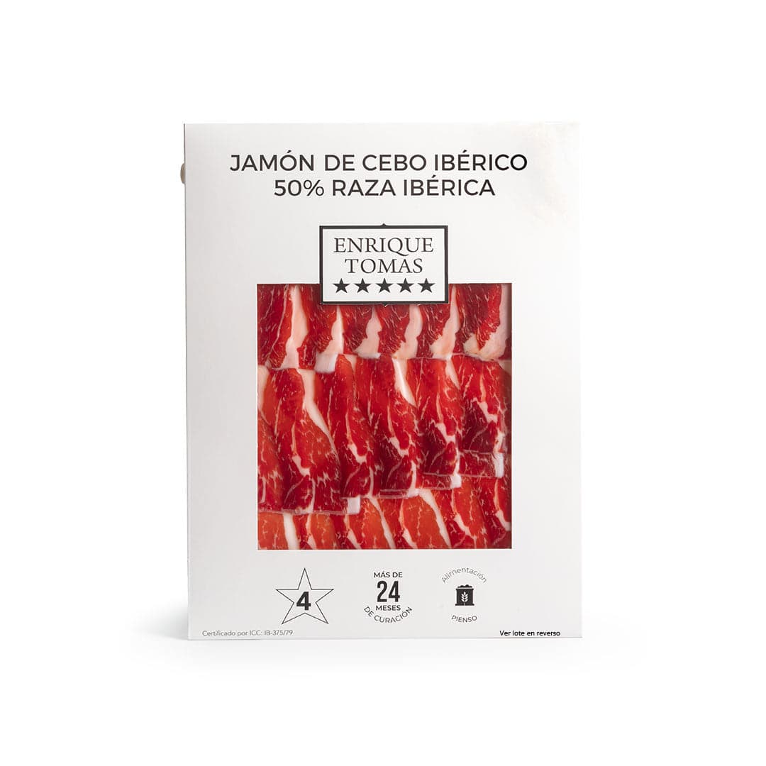 Jamón de Cebo ibérico 50% raza ibérica - Sobre 80 gr