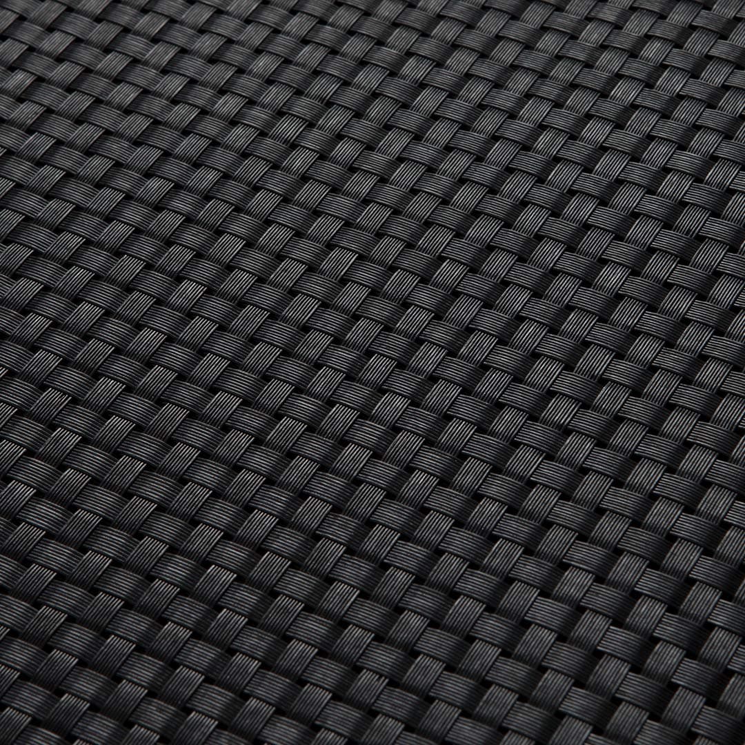 Malla De Balcón Rattan Luxe Black - Ocultación Máxima 0,9x3 M / Multicolor