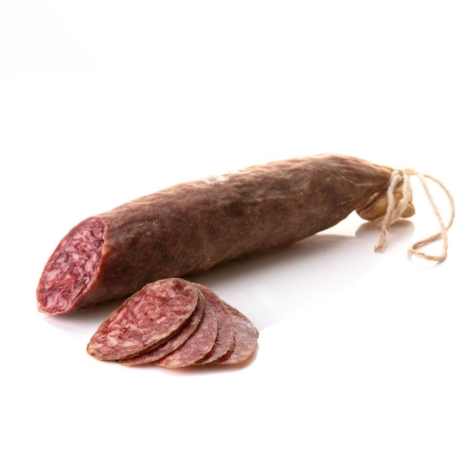 Salchichón ibérico de bellota, media barra 500 grs
