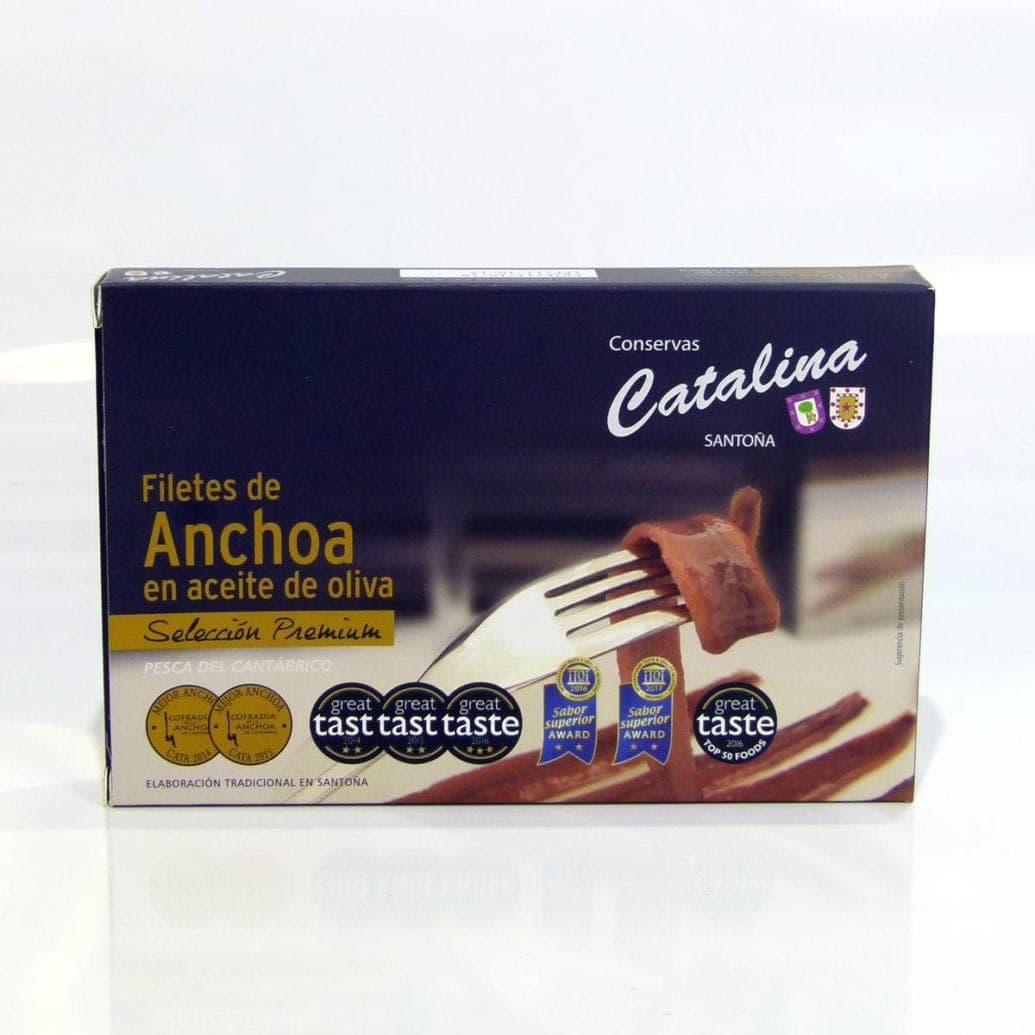 Lata de anchoas Hansa Catalina 110 gr en aceite de oliva