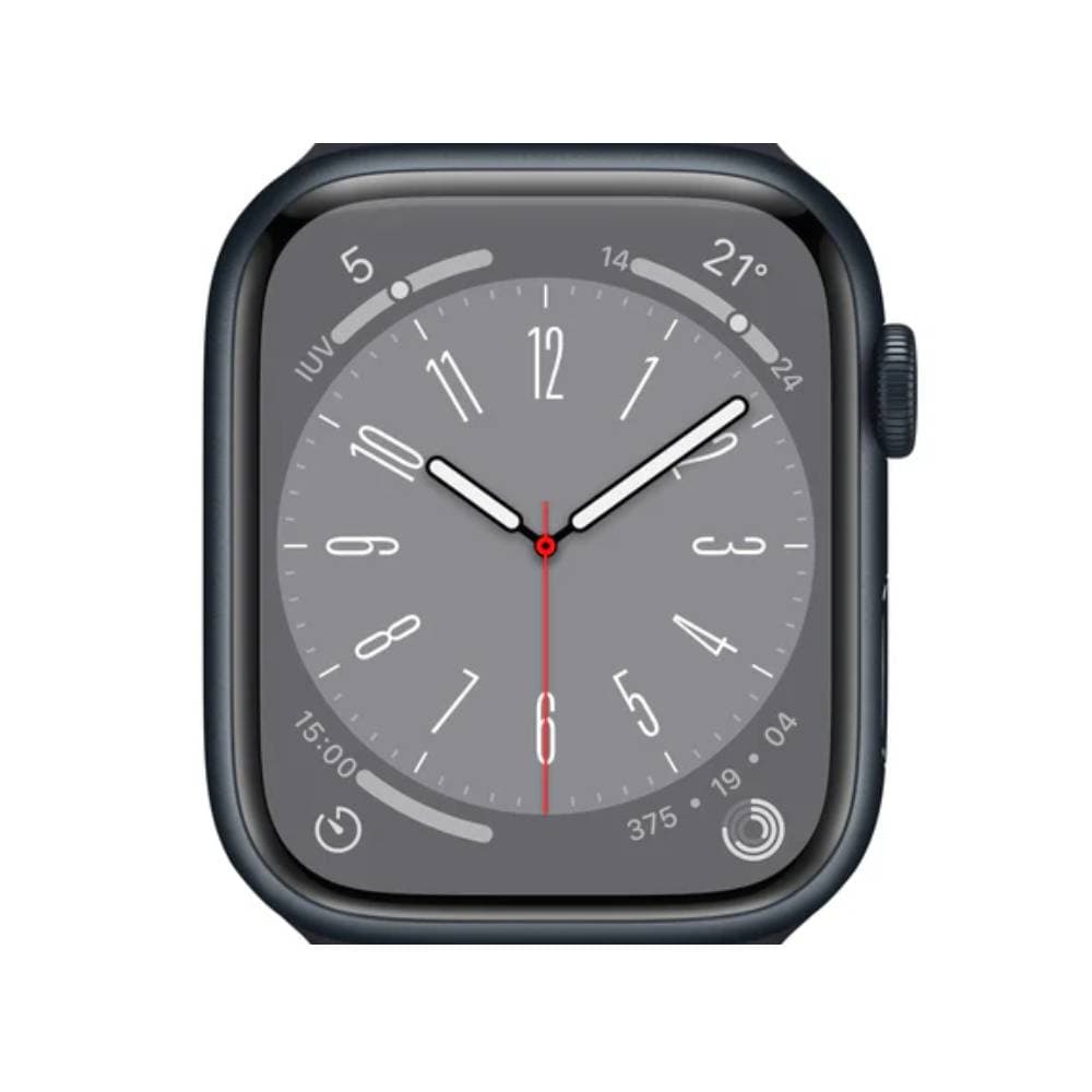 Apple Watch Series 8 | GPS + Cellular | 45mm | Caja de Aluminio Medianoche (sin correa)