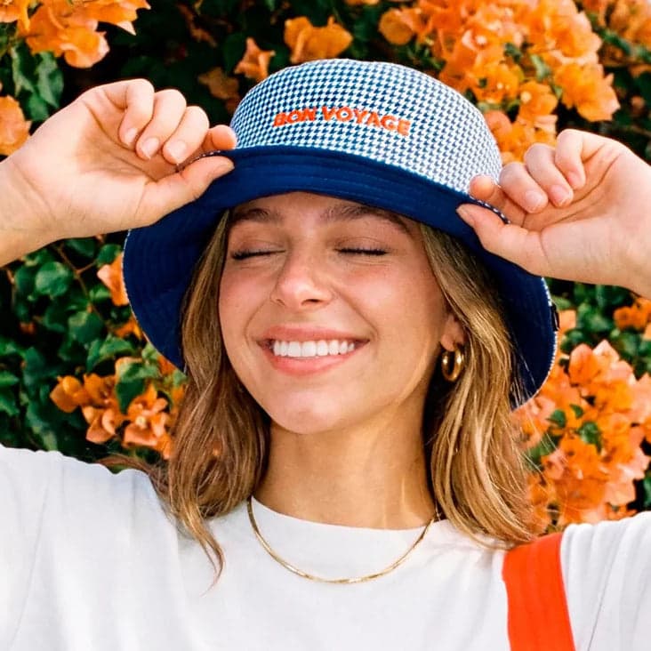 Gorro de pescador Bon Voyage reversible