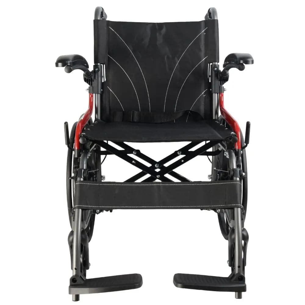 silla de ruedas autopropulsable, brazos abatibles, 43 cm