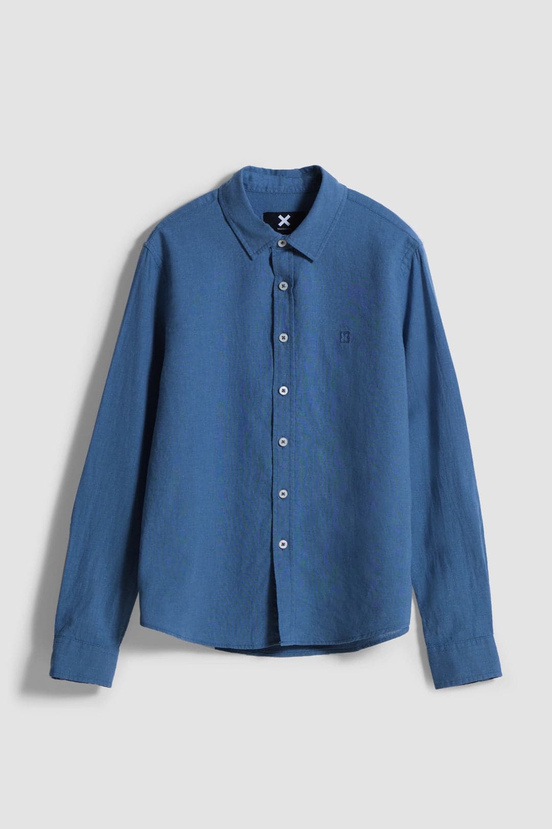 CAMISA KIDS DE LINO SKY BLUE
