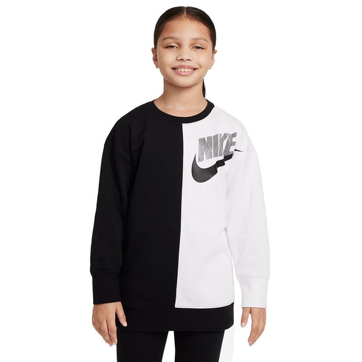Sudadera sin Capucha Niña Nike DV0347-010 Negro