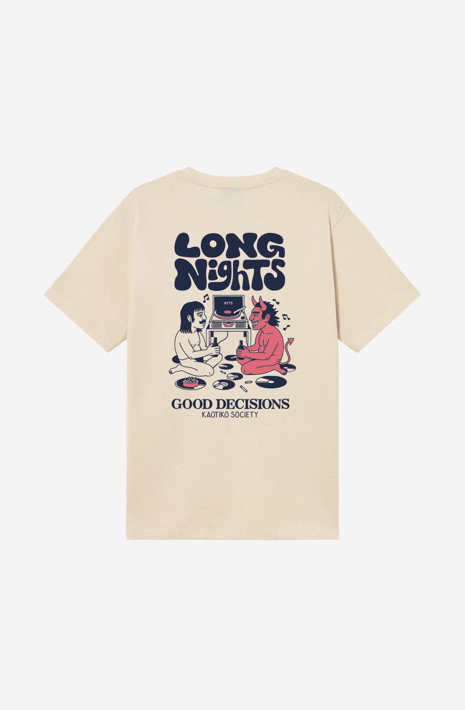 Camiseta Long Nights Organic Ivory