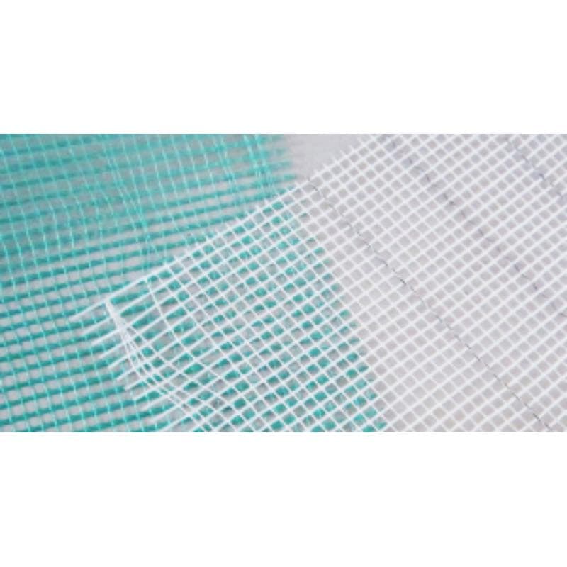 Malla Fibra Vidrio 1.20x30m. Blanca